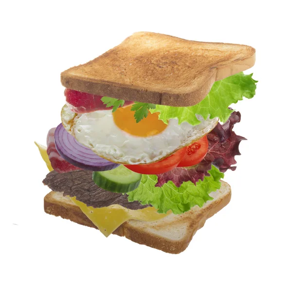 Zblízka Sandwich — Stock fotografie