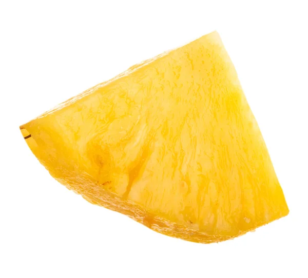 Dolce Gustoso Ananas Isolato Sfondo Bianco Vista Vicino — Foto Stock