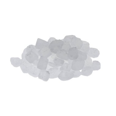 yontulmuş şeker, beyaz arka plan üzerinde izole