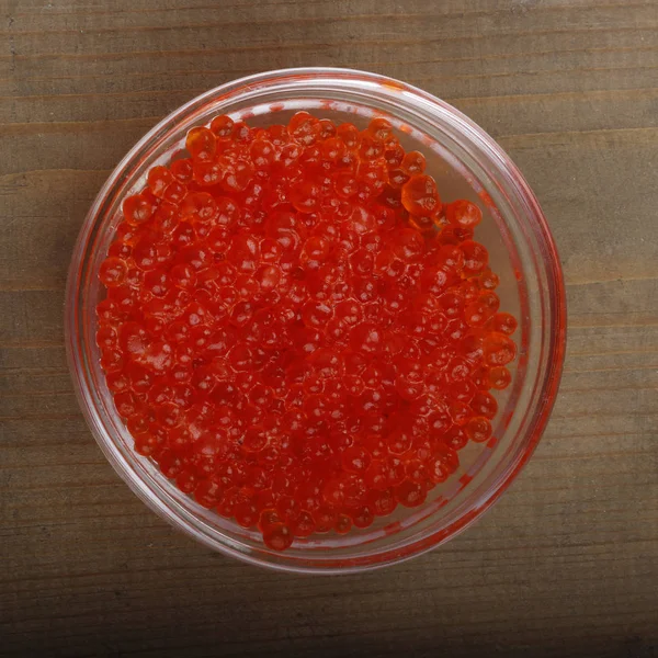 Caviar Rojo Cerca —  Fotos de Stock