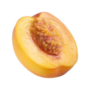 Olgun şeftali meyve yakın çekim