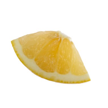 beyaz arka plan üzerinde izole olgun limon, yakın çekim 