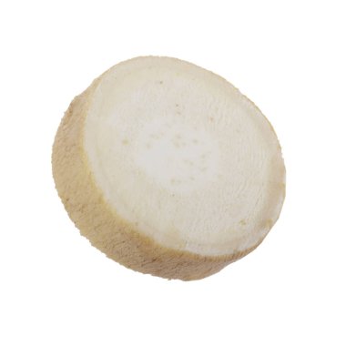 beyaz arka planda izole sebze kökü