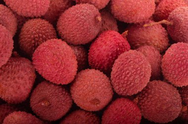 arka planda taze lychee, yakın