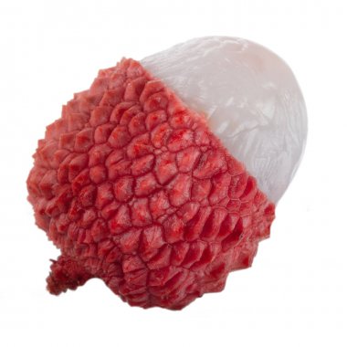 fresh lychee on background, close up clipart