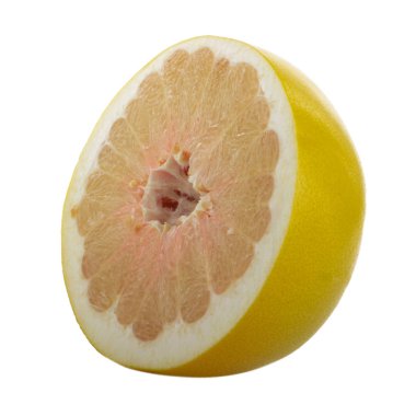 Narenciye meyve beyaz arka plan üzerinde izole dilimlenmiş