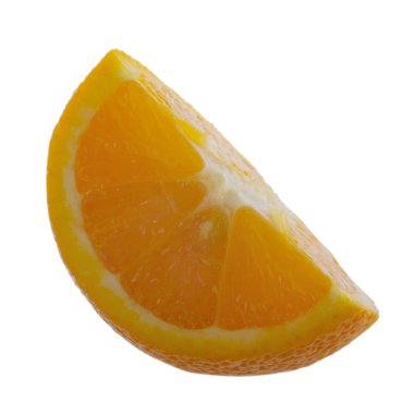 beyaz arka plan üzerinde izole tatlı olgun turuncu, yakın çekim  