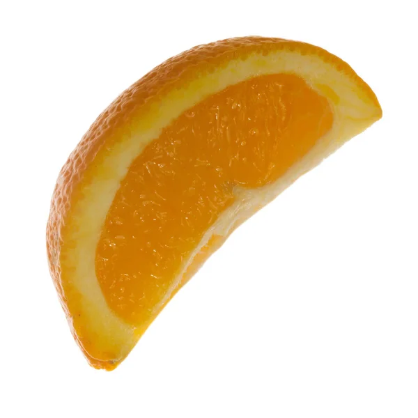 Zoete Rijp Oranje Geïsoleerd Witte Achtergrond Close — Stockfoto