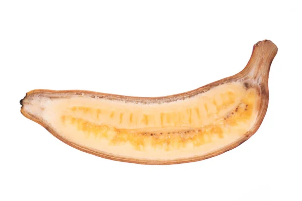 Червоний Банан Ізольований Білому Тлі — стокове фото