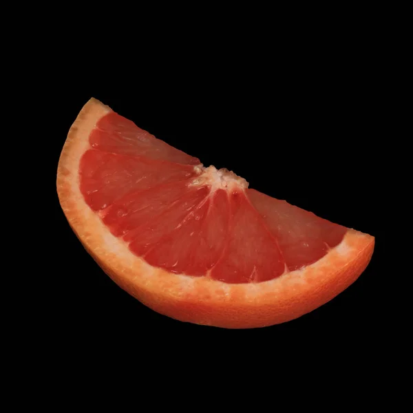 Ripe Grapefruit Dark Background Close — Stock Photo, Image