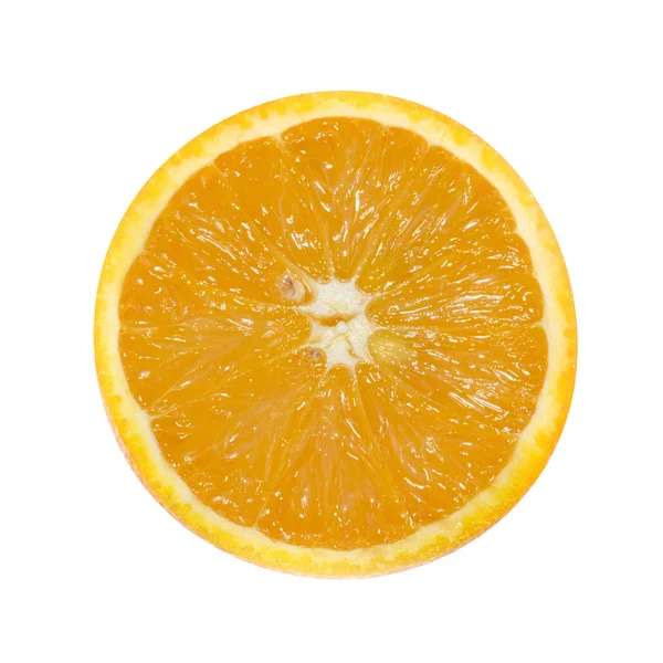 beyaz arka plan üzerinde izole tatlı olgun turuncu, yakın çekim  