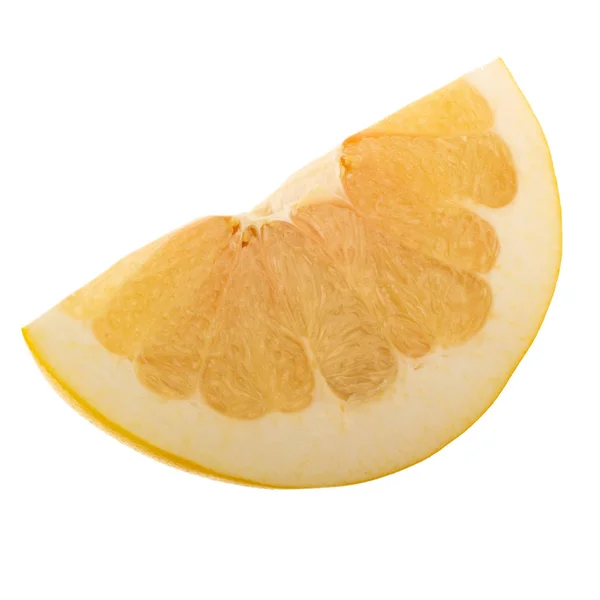 Sliced Citrus Fruit Isolated White Background — Stock Photo, Image
