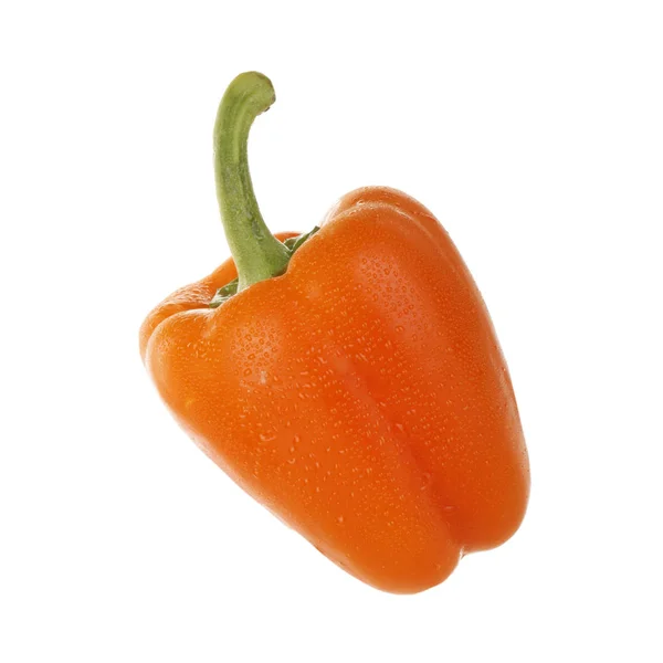 Closeup Bell Pepper Isolated White Background Close — Stock Photo, Image
