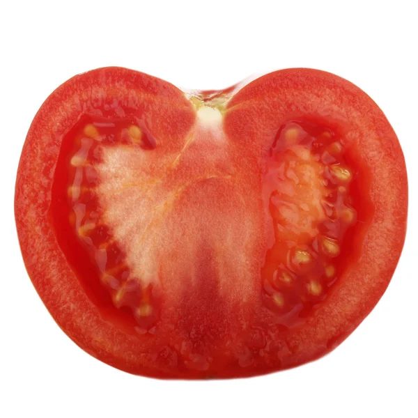 Zbliżenie Pomidorów Białym Tle — Zdjęcie stockowe