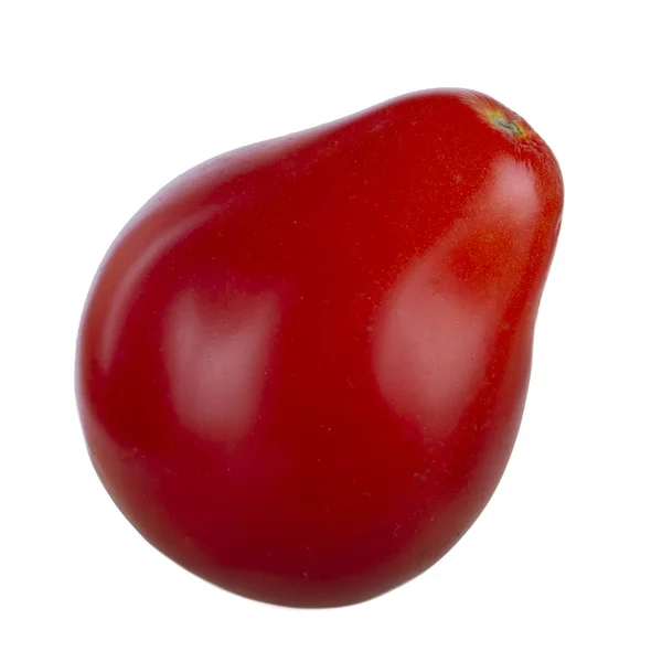 Nahaufnahme Von Tomaten Isoliert Auf Weißem Hintergrund — Stockfoto