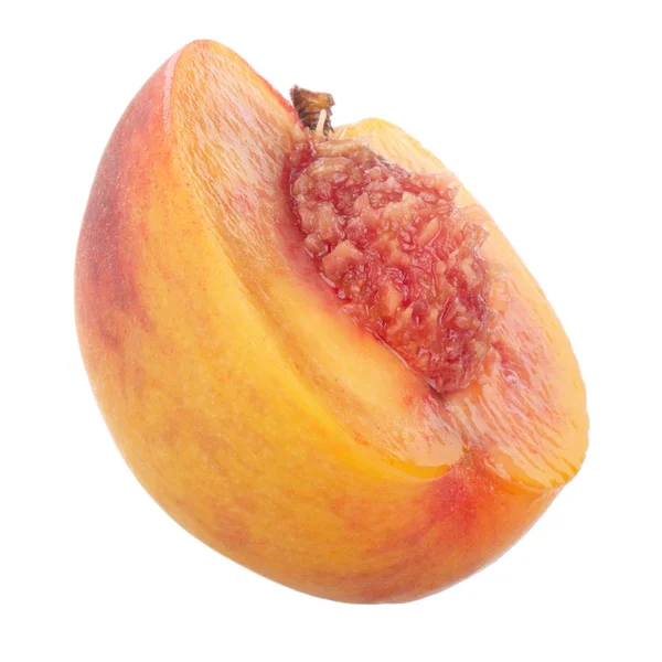 Olgun şeftali meyve yakın çekim