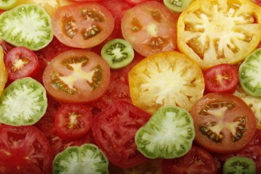 Farklı sebze yakın çekim