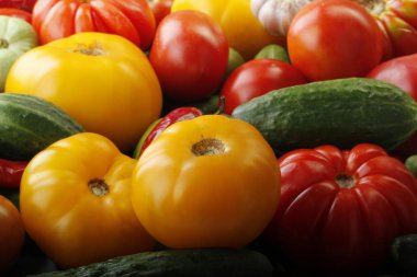 Farklı sebze yakın çekim