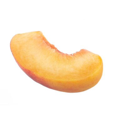 Olgun şeftali meyve yakın çekim