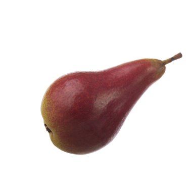 olgun armut beyaz arka plan üzerinde izole, yakın çekim  