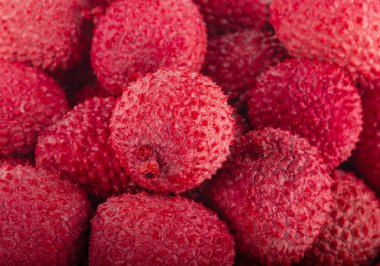 arka planda taze lychee, yakın