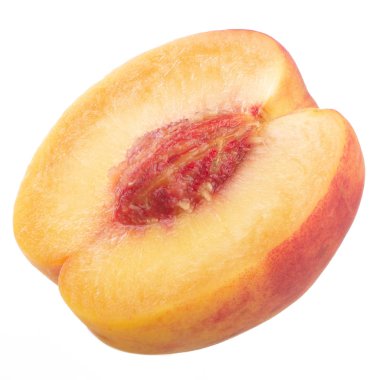 Olgun şeftali meyve yakın çekim