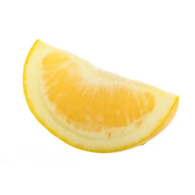 beyaz arka plan üzerinde izole olgun limon, yakın çekim 