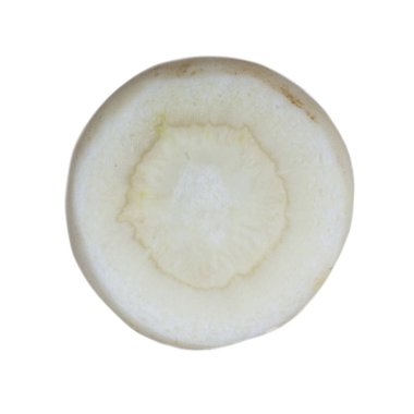 beyaz arka plan üzerinde izole doğranmış kökleri