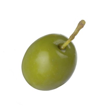 beyaz arka plan üzerinde izole olgun zeytin, yakın çekim 