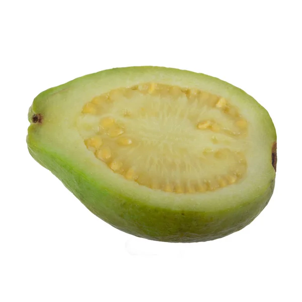 배경에 맛있는 Guajava 클로즈업 — 스톡 사진