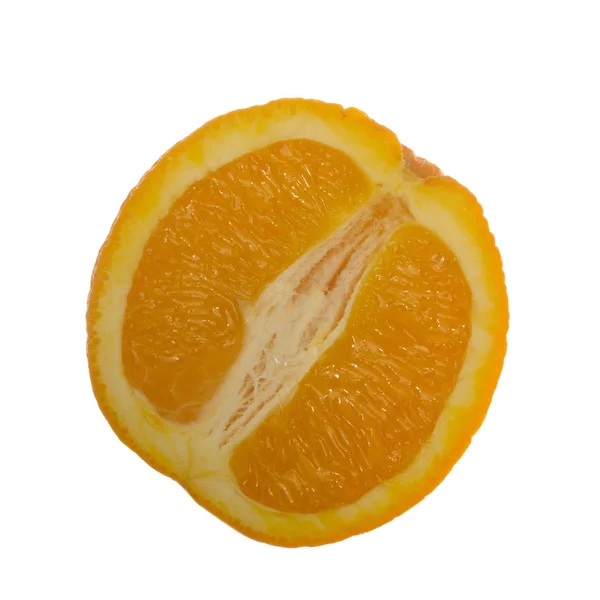 甜熟橙隔离在白色背景 — 图库照片