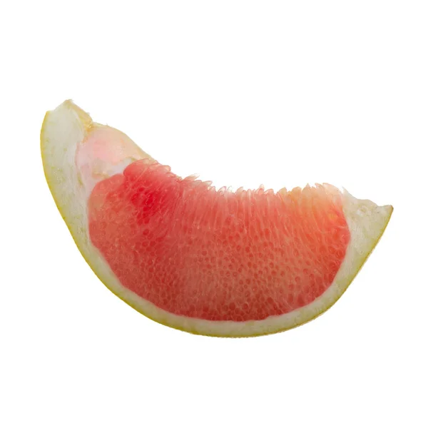 白い背景に分離された柑橘系の果物をスライス — ストック写真