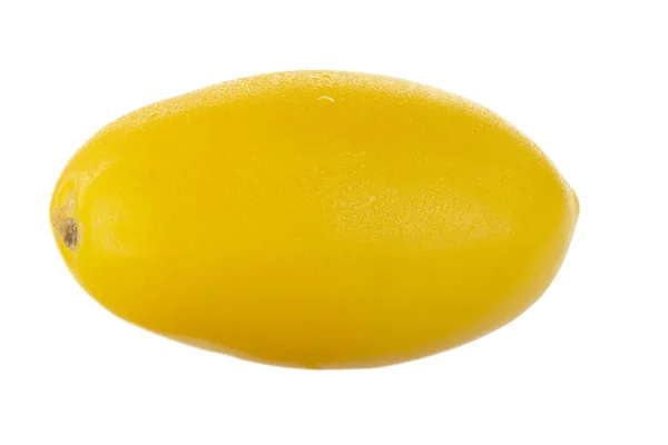 Κοντινά Πλάνα Ντομάτας Που Απομονώνονται Λευκό Φόντο — Φωτογραφία Αρχείου