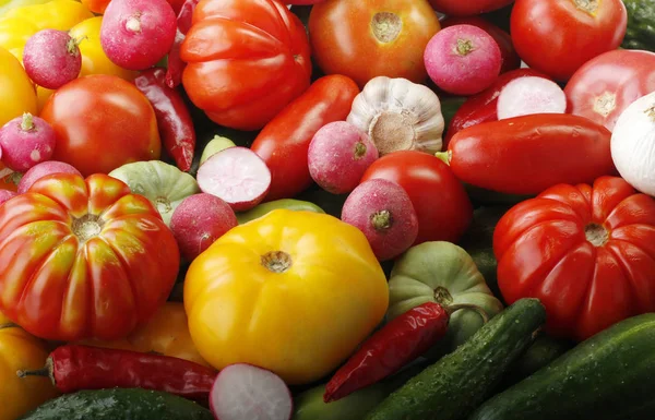 Farklı sebze yakın çekim