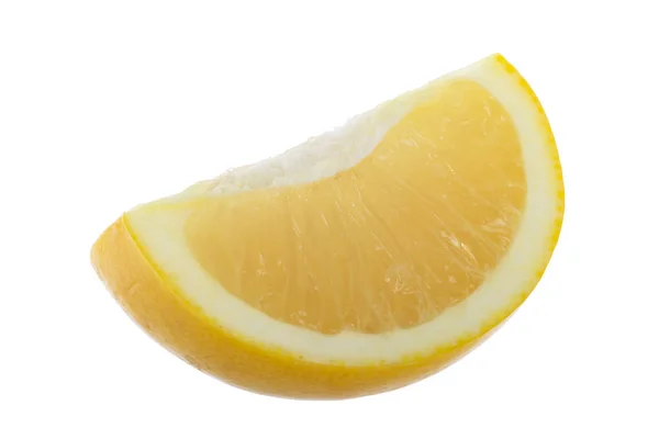 成熟的柠檬隔离在白色背景 — 图库照片