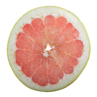 Narenciye meyve beyaz arka plan üzerinde izole dilimlenmiş