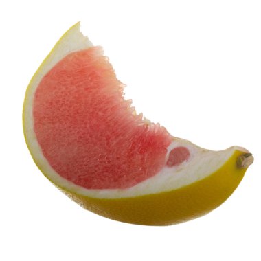 Narenciye meyve beyaz arka plan üzerinde izole dilimlenmiş