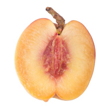 Olgun şeftali meyve yakın çekim