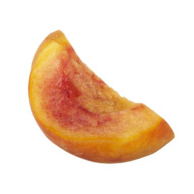 Olgun şeftali meyve yakın çekim