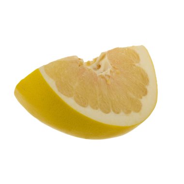 Narenciye meyve beyaz arka plan üzerinde izole dilimlenmiş