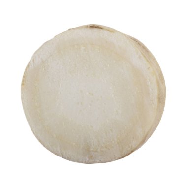 beyaz arka planda izole sebze kökü