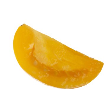 Beyaz arka planda izole domates closeup 