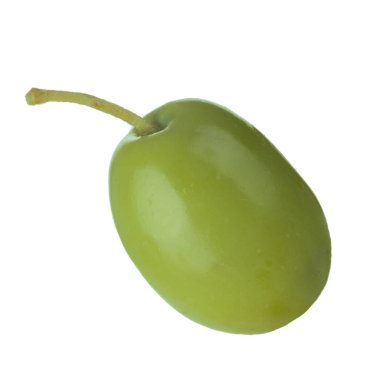 beyaz arka plan üzerinde izole olgun zeytin, yakın çekim 
