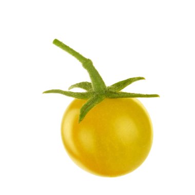 Beyaz arka planda izole domates closeup 