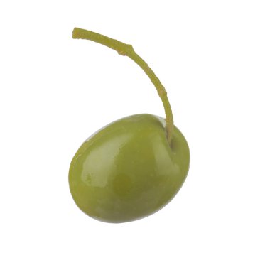 beyaz arka plan üzerinde izole olgun zeytin, yakın çekim 