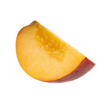 Olgun şeftali meyve yakın çekim