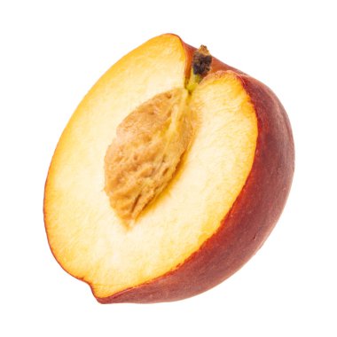 Olgun şeftali meyve yakın çekim