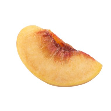 Olgun şeftali meyve yakın çekim