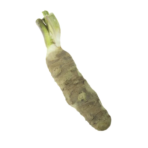 Wasabi Root Isolated White Background Close — Stock Photo, Image