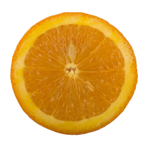 甜熟橙隔离在白色背景 — 图库照片